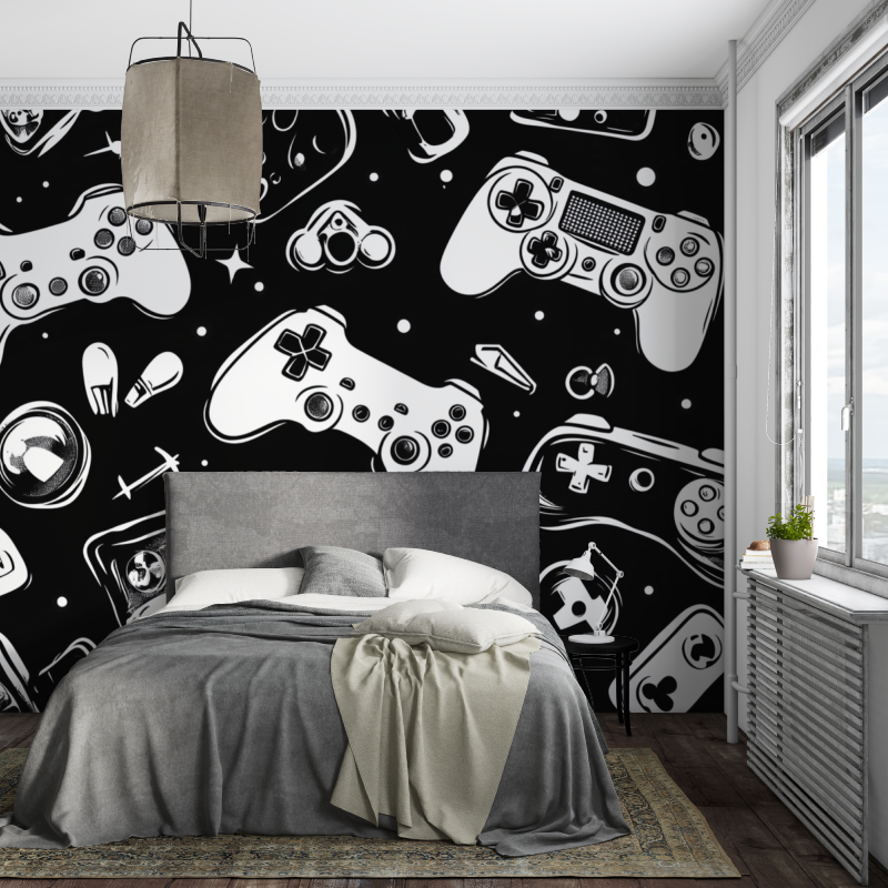 Game Control Pattern Wallpaper | Murals Wallpaper