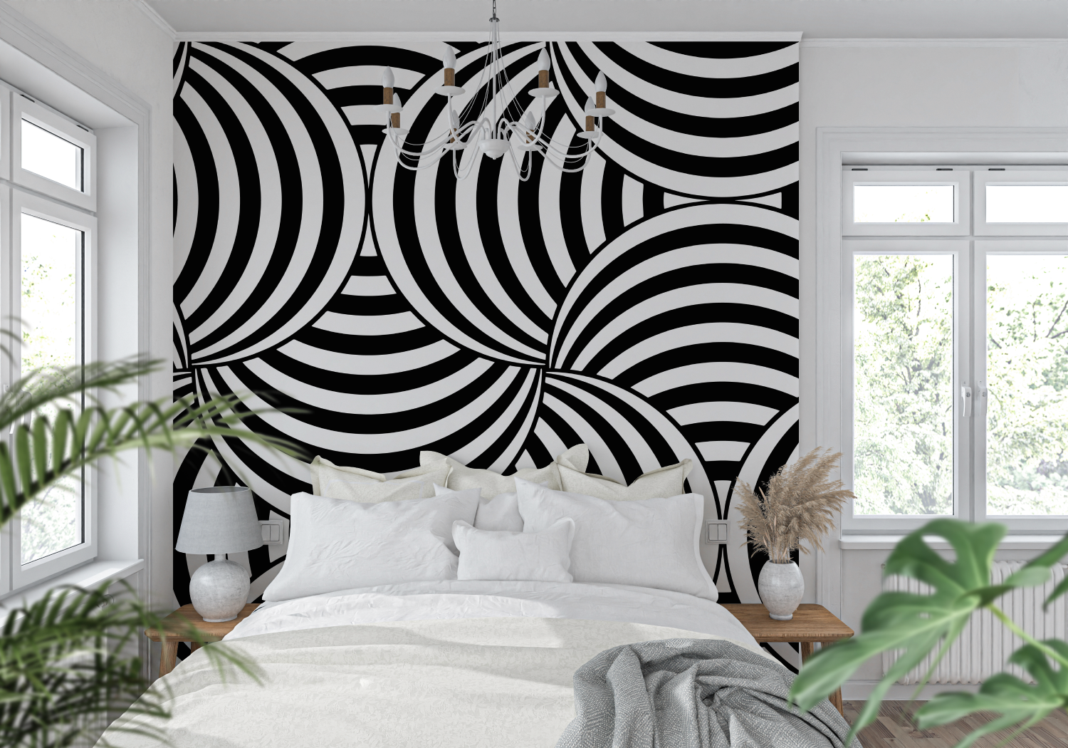 Black Graphic Wallpaper | Murals Wallpaper
