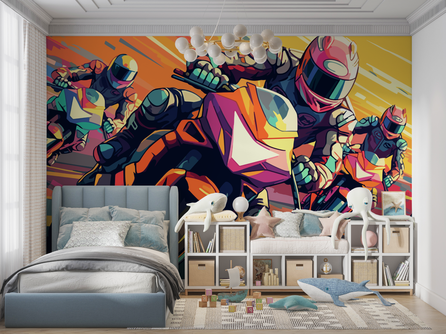 Moto GP Graffiti Wallpaper | Murals Wallpaper