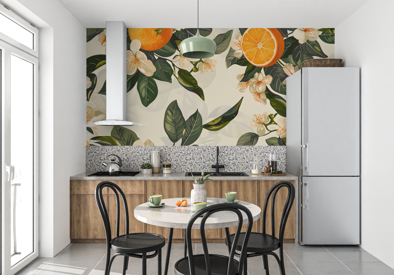 Vintage Orange Tree Wallpaper | Murals Wallpaper