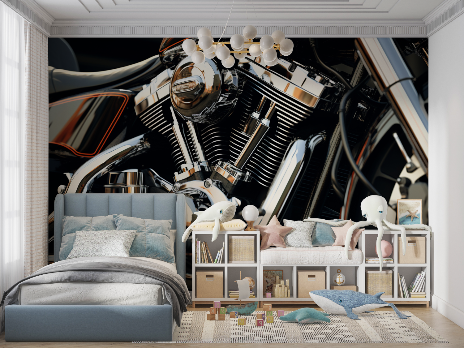 Harley Davidson Motorcycle Wallpaper | Murals Wallpaper