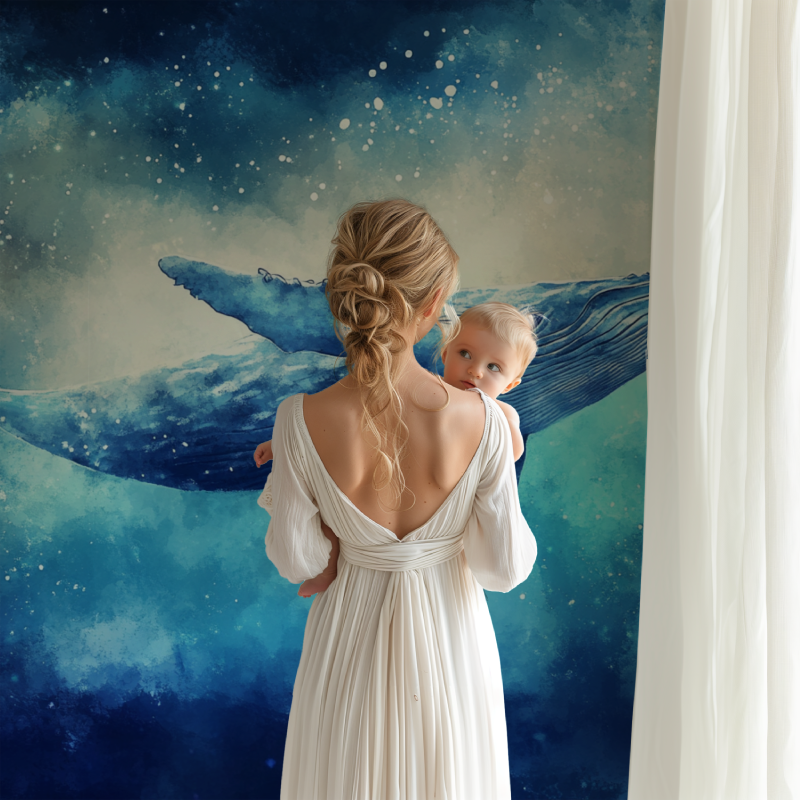 Blue Whale Marine Wallpaper | Murals Wallpaper