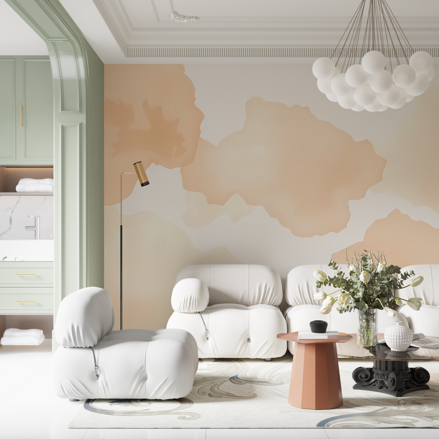 Soft Pastel Watercolor Wallpaper | Murals Wallpaper