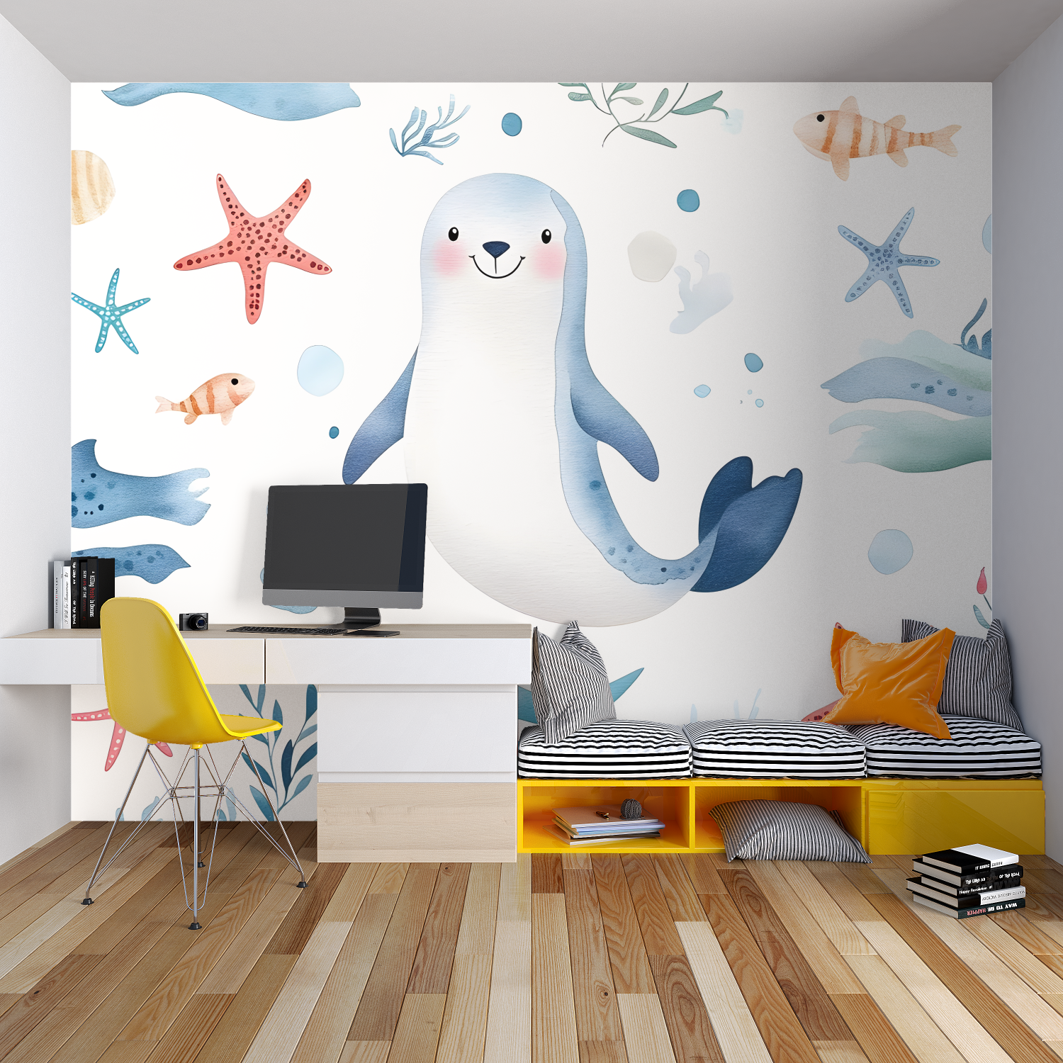 Marine-Kindertapete | Wandtapete