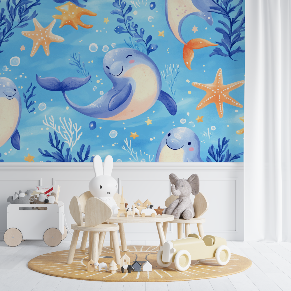 Ocean Theme Wallpaper for Boys or Girls | Murals Wallpaper