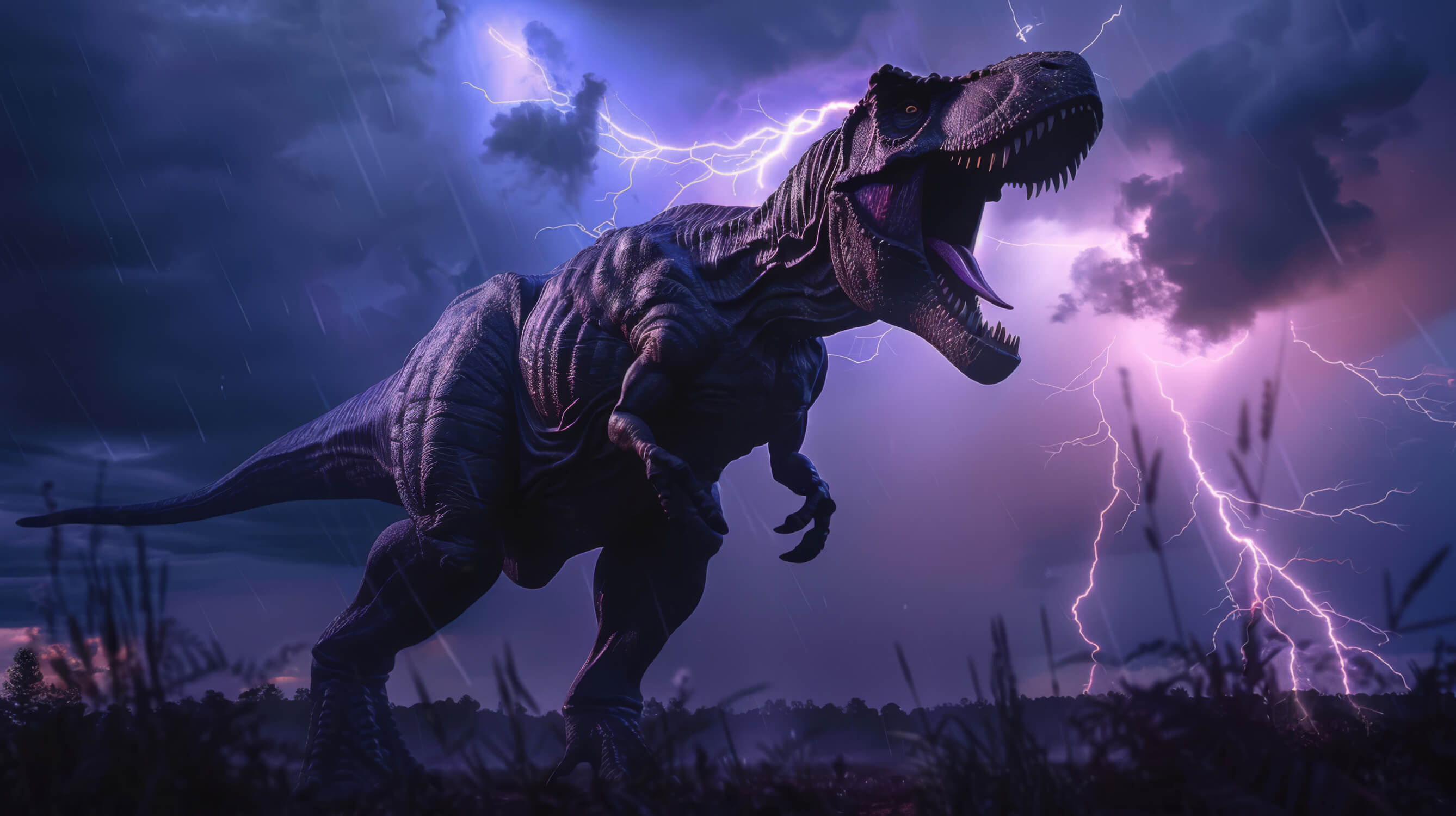 Purple Dinosaur Wallpaper | Murals Wallpaper