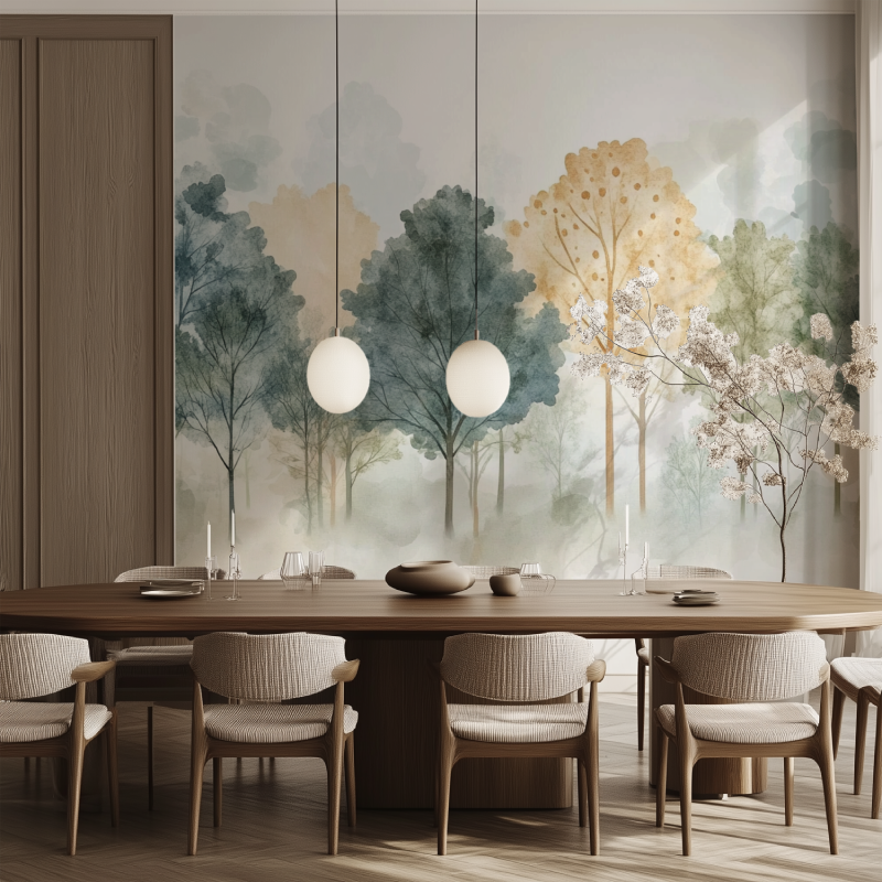 Gemütliche Baumtapete | Wandbildtapete