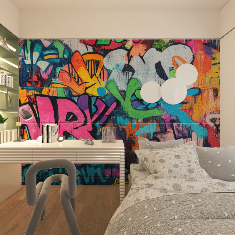 Music Graffiti Wallpaper | Murals Wallpaper