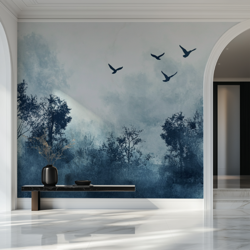 Tree Bird Wallpaper | Murals Wallpaper