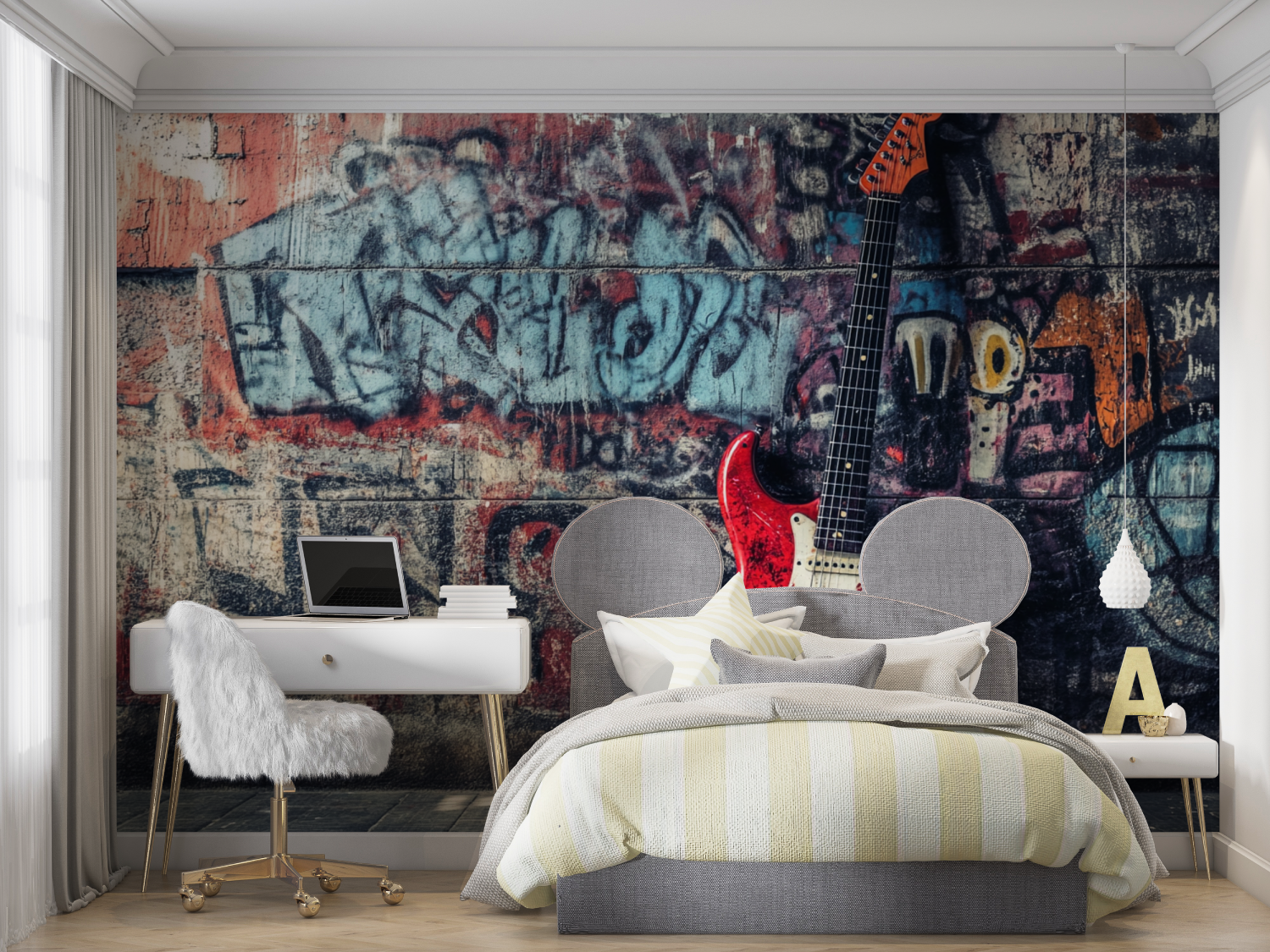 Tapeten-Hard-Rock-Tag-Wand-Panorama-Zimmer