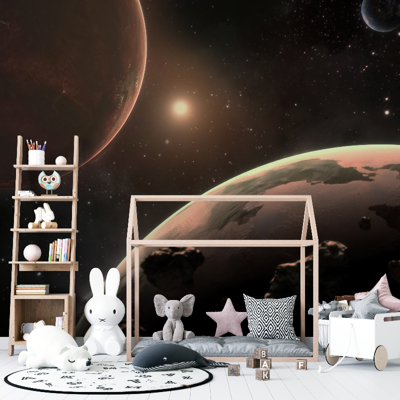 Space Planet Wallpaper Poster | Murals Wallpaper