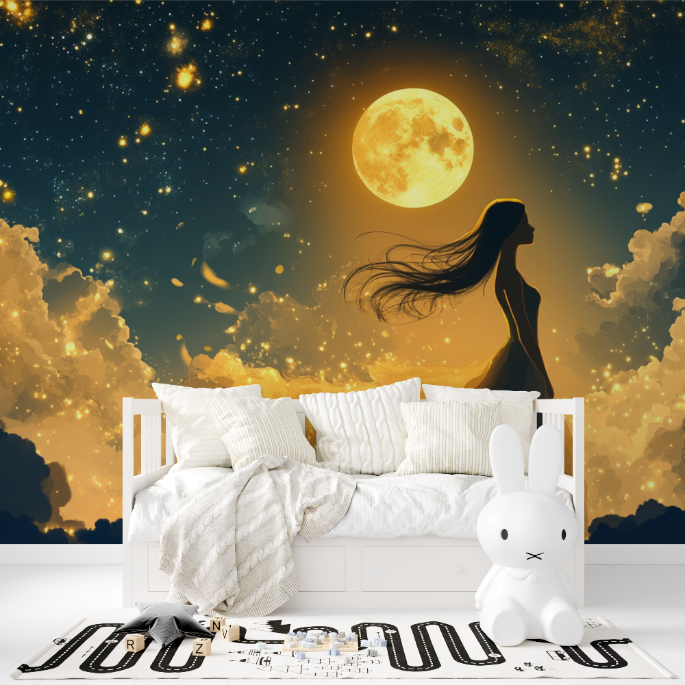 Princess Under the Stars Wallpaper | Murals Wallpaper