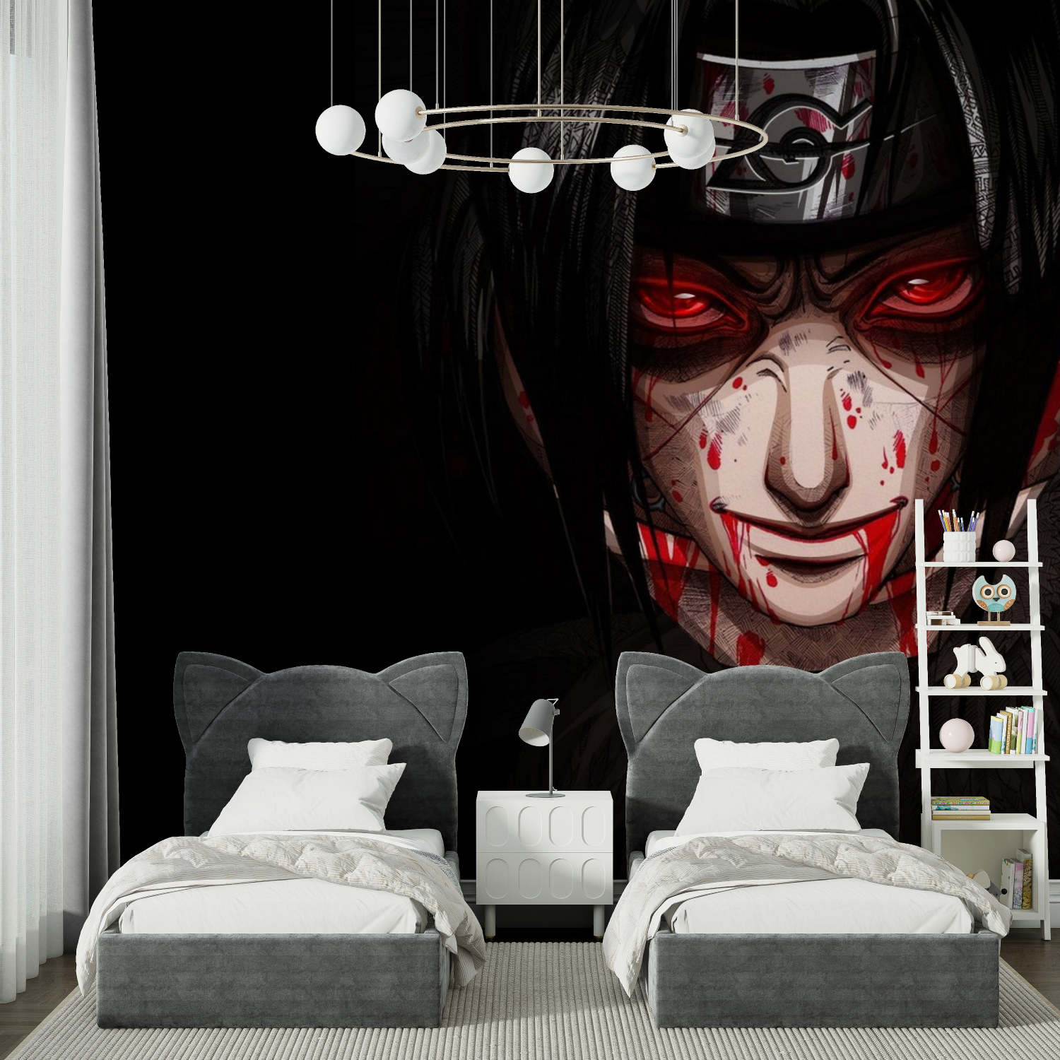 Naruto Uchiha Red Wallpaper | Murals Wallpaper