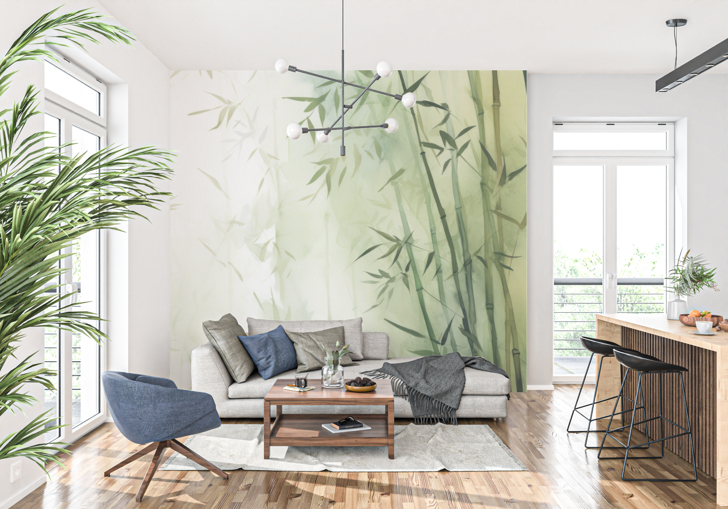 Tapete Zen Bambou – Französisch