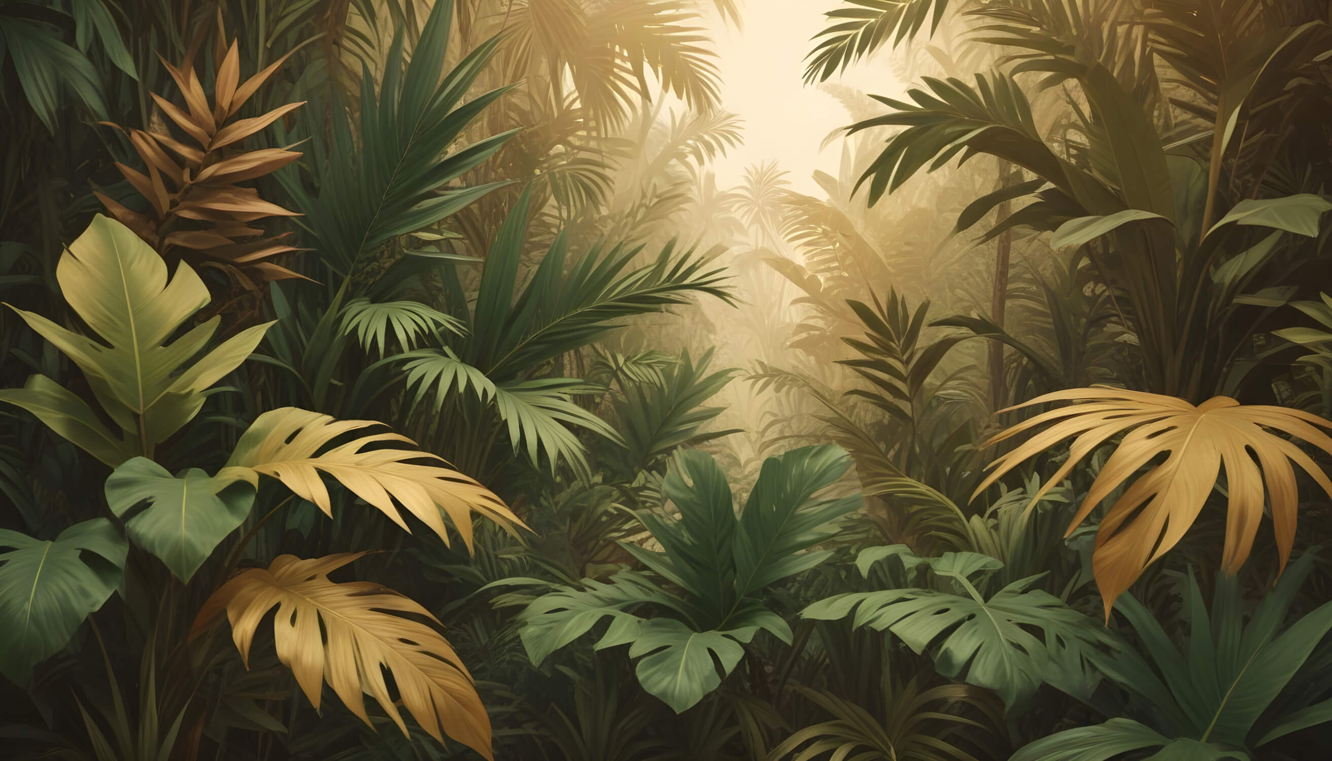 Green Jungle Mural Wallpaper | Murals Wallpaper