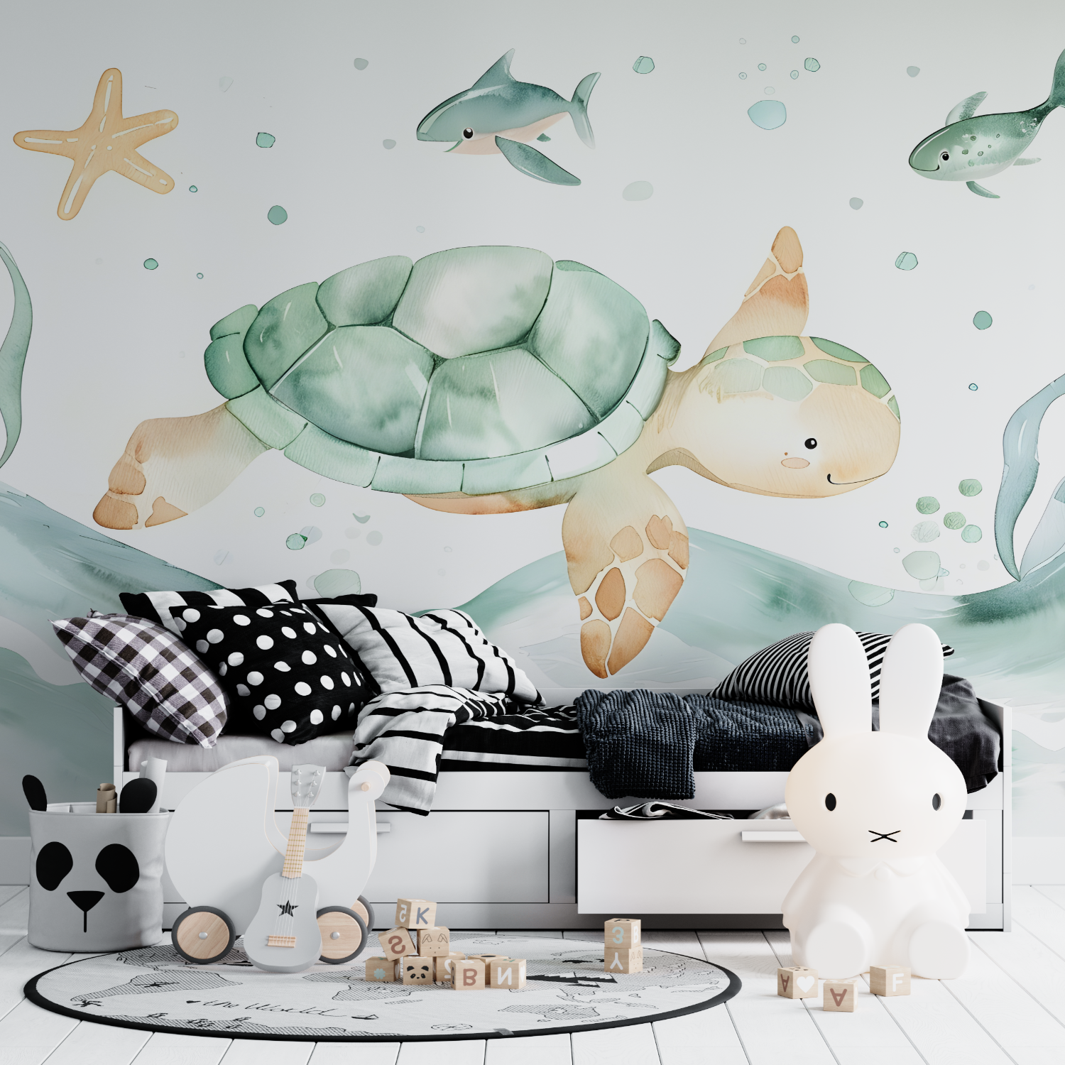 Turtle Kids Wallpaper | Murals Wallpaper