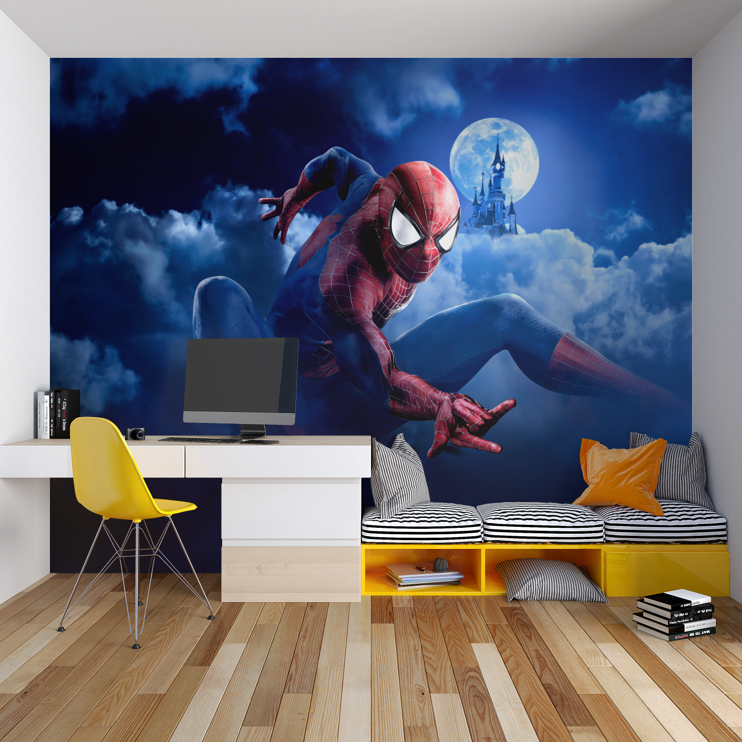 Papier Peint Spiderman Disney - Tapisserie Held