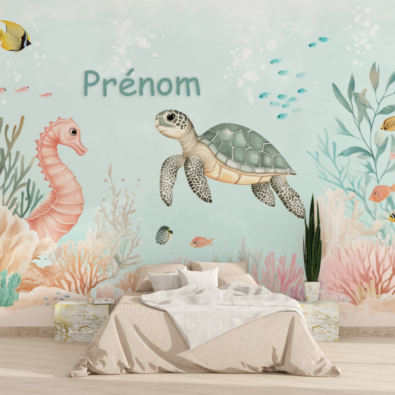 Marine Name Wallpaper | Murals Wallpaper