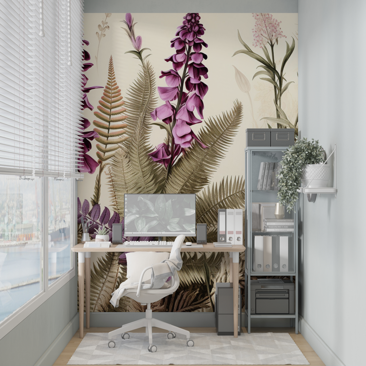 Purple Wallpaper for Adult Bedroom | Murals Wallpaper