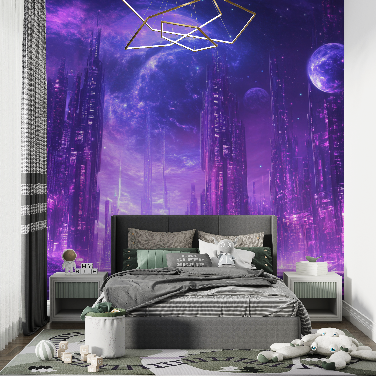 Gamer Wallpaper Tech Universe | Murals Wallpaper