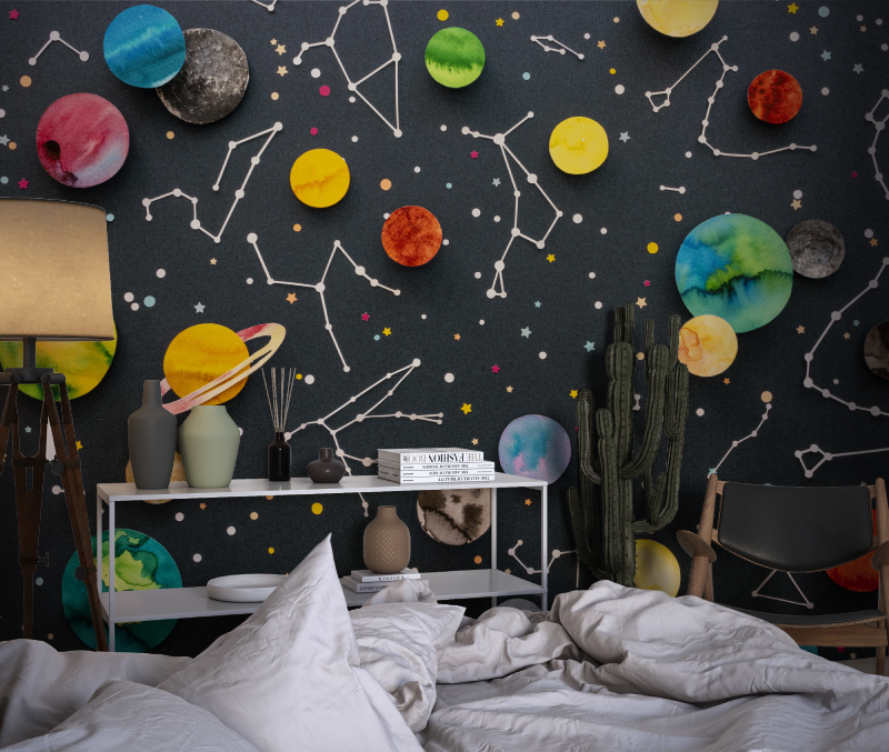 Teen Room Space Wallpaper | Murals Wallpaper