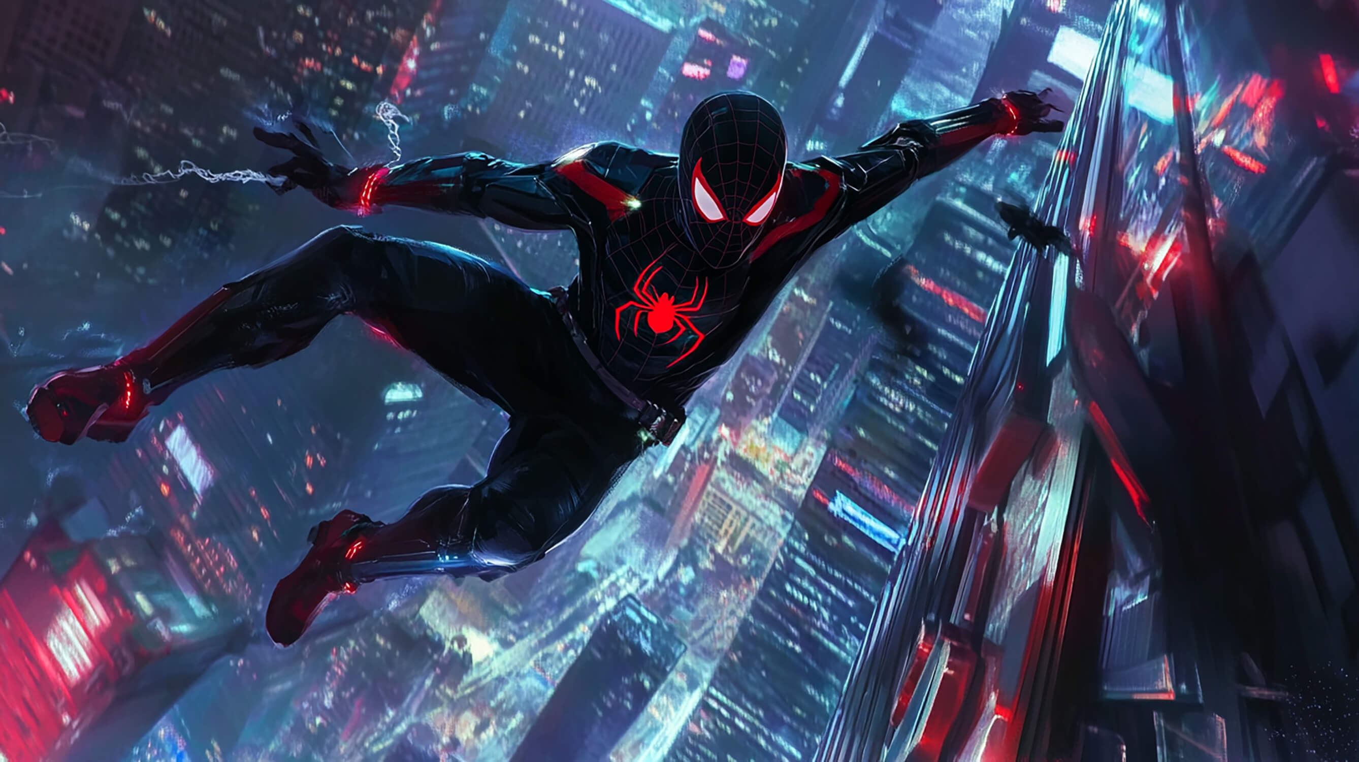 Spider-Man Cyberpunk Wallpaper | Murals Wallpaper