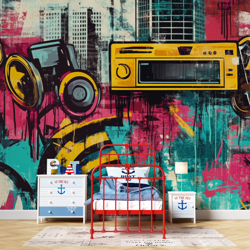 Hip-Hop-Tapete | Wandbildtapete