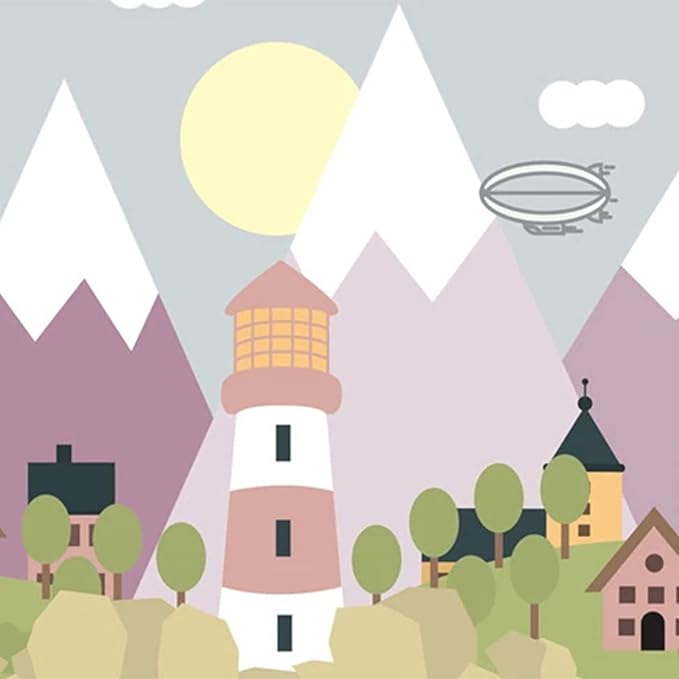 Classic Baby Wallpaper Mountain Glue | Murals Wallpaper