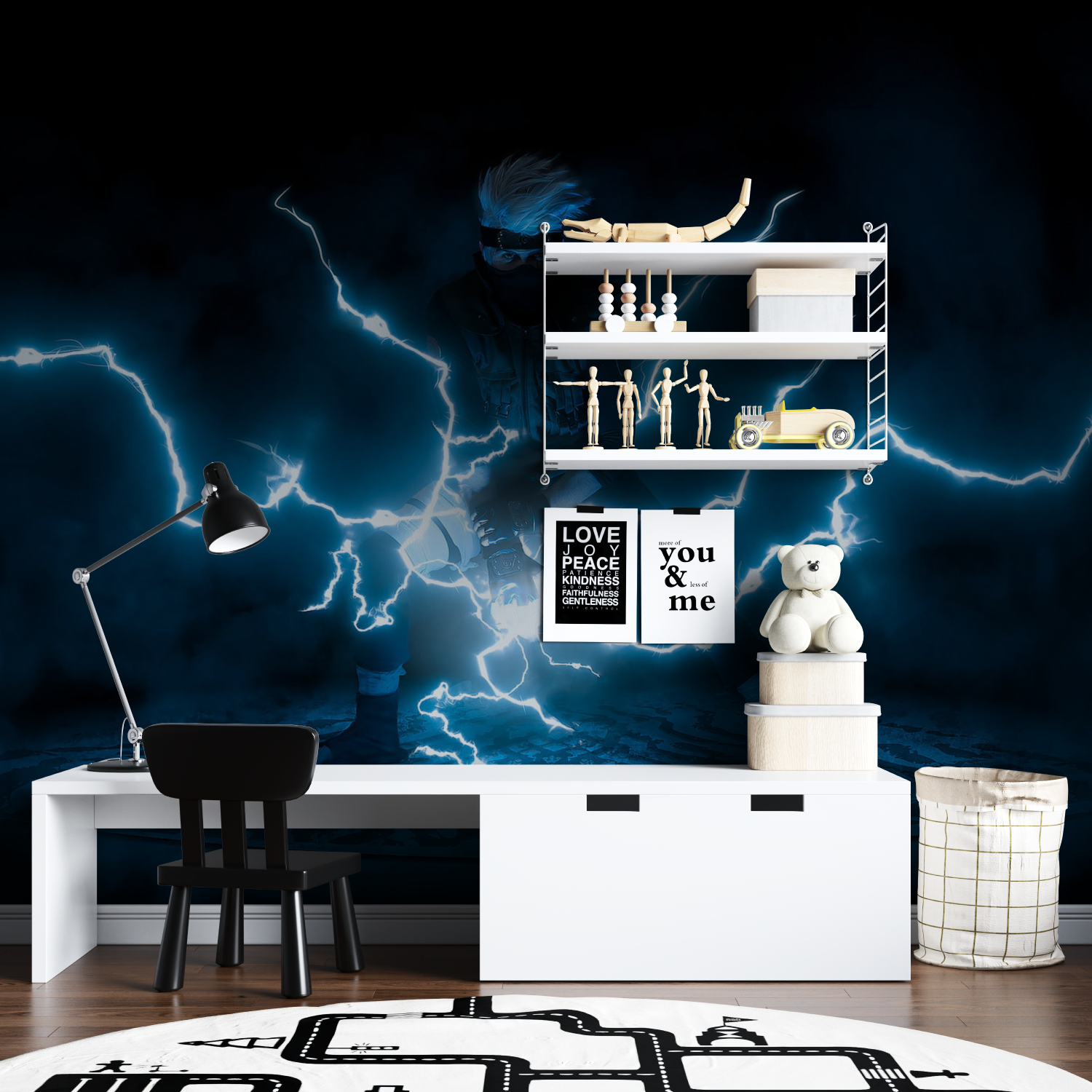 Naruto Electric Shetukin Wallpaper | Murals Wallpaper