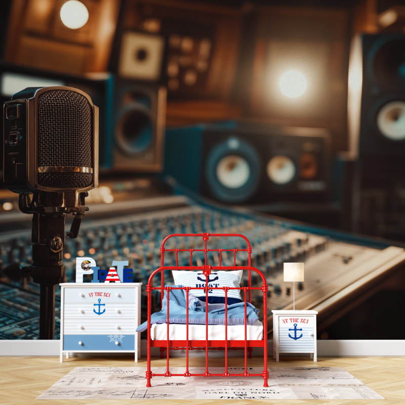 Musikstudio-Tapete | Wandbild-Tapete