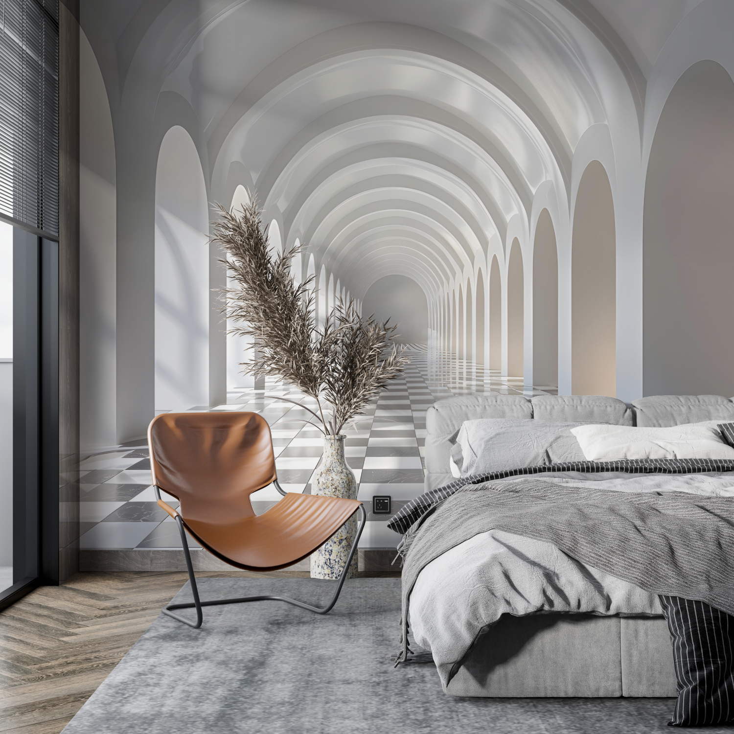 White 3D Wallpaper | Murals Wallpaper
