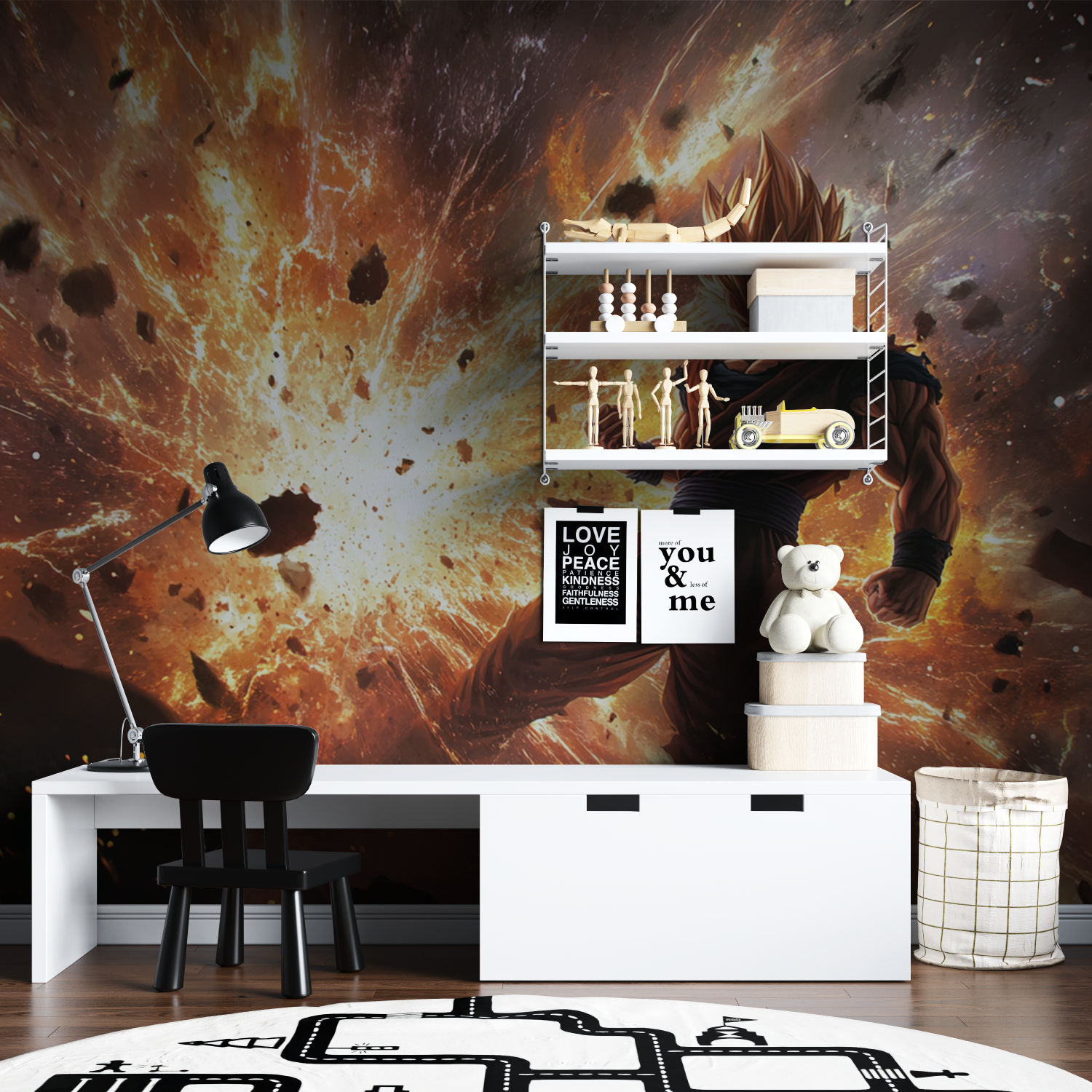 Vegeta Explosion Wallpaper | Murals Wallpaper