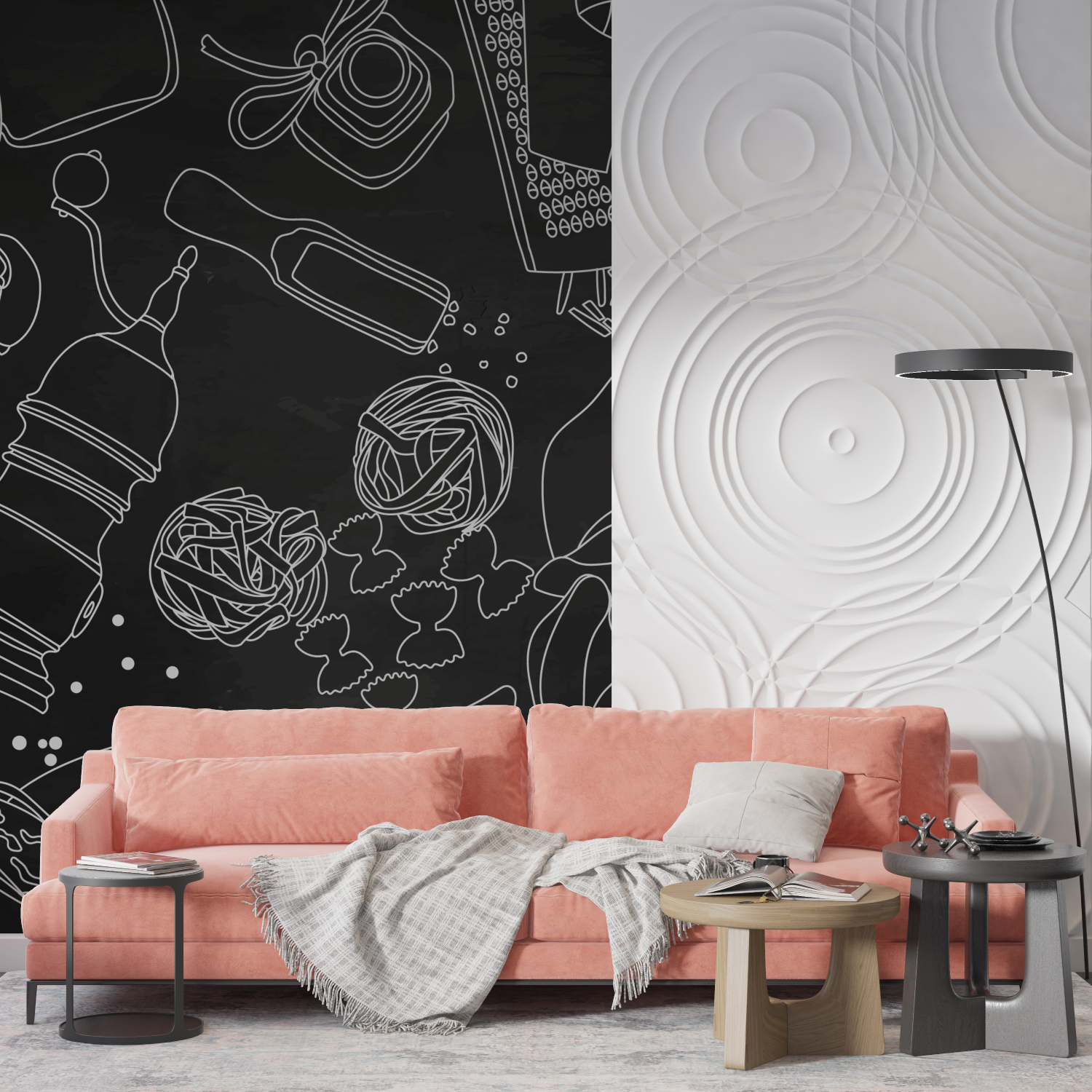 Black Kitchen Wallpaper | Murals Wallpaper