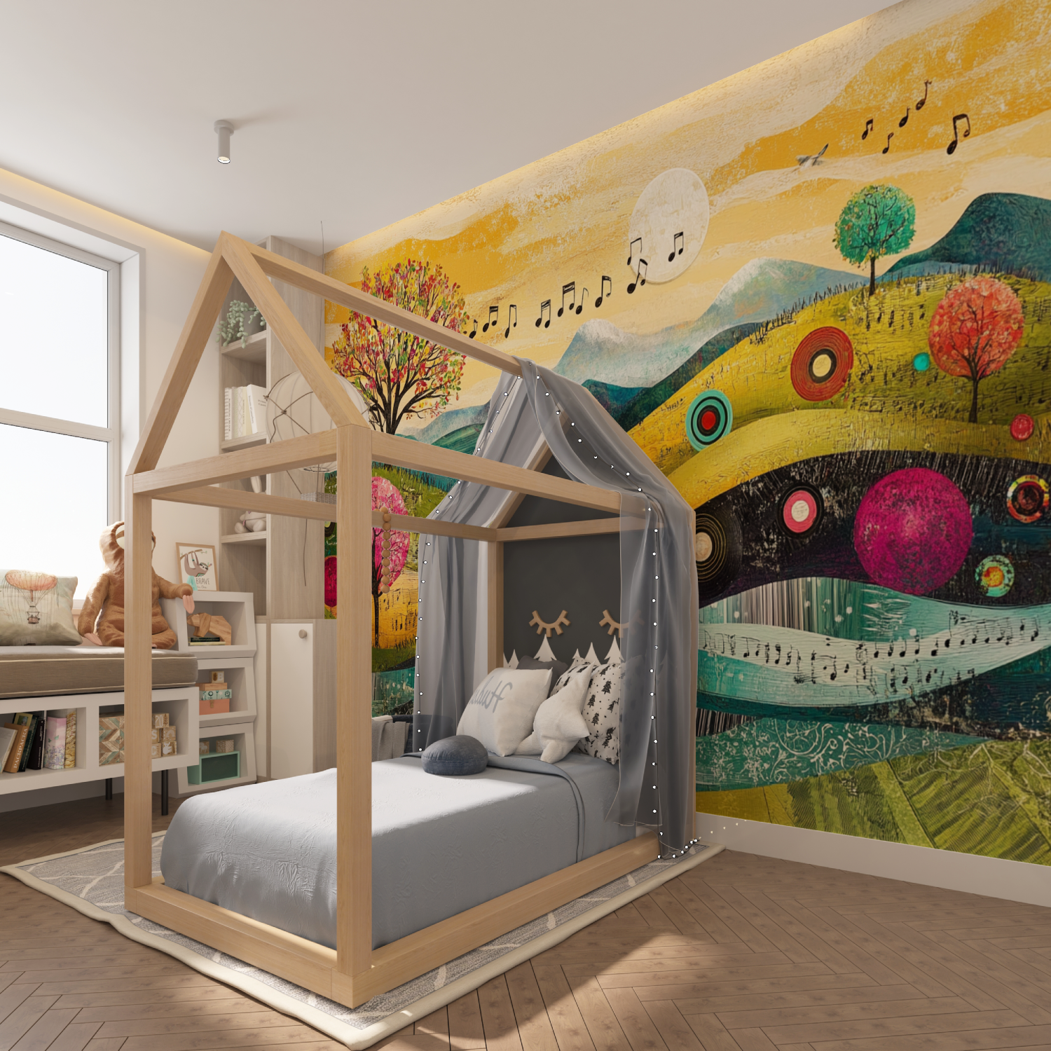 Large Format Music Landscape Wallpaper | Murals Wallpaper