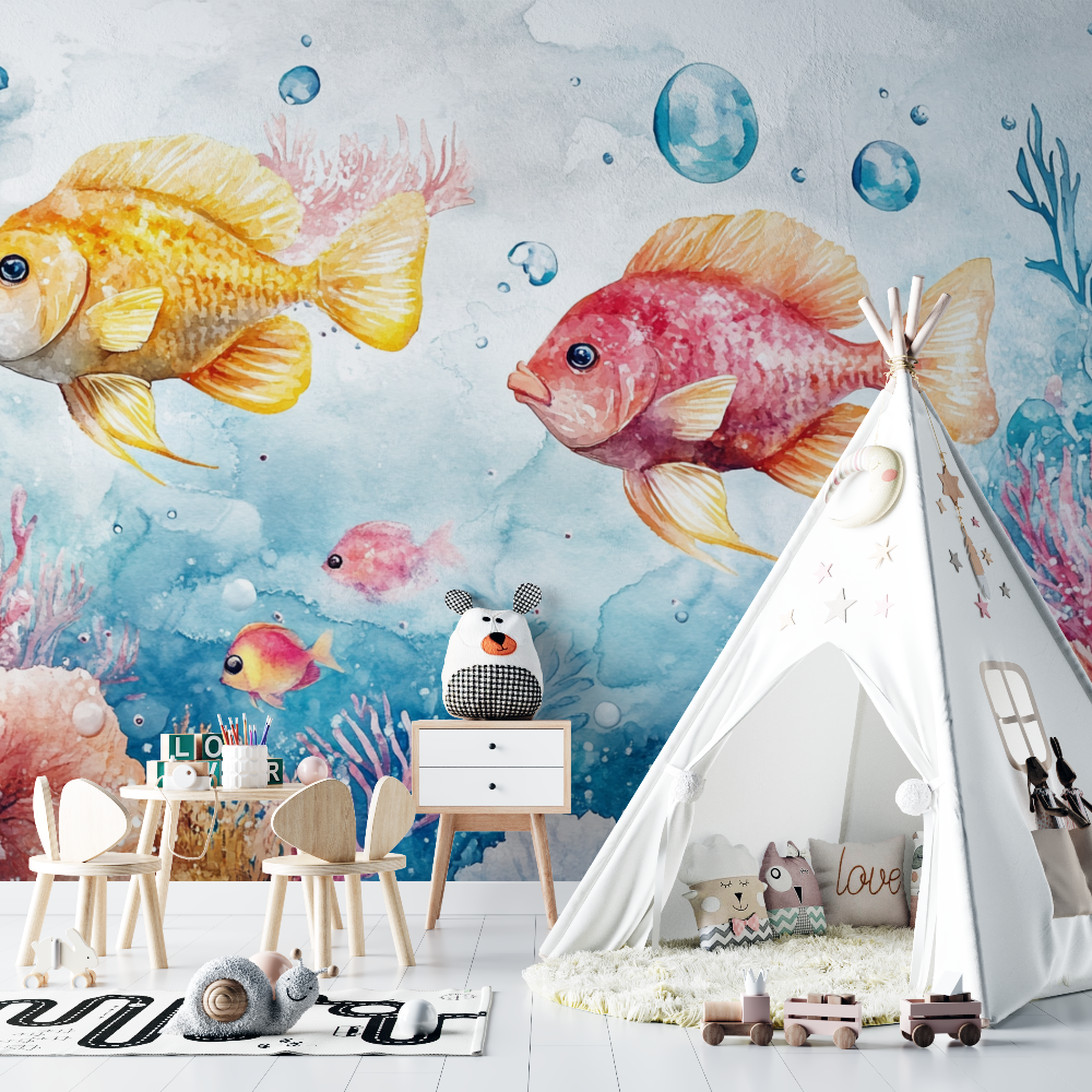 Marine Wallpaper Fish Mural | Murals Wallpaper