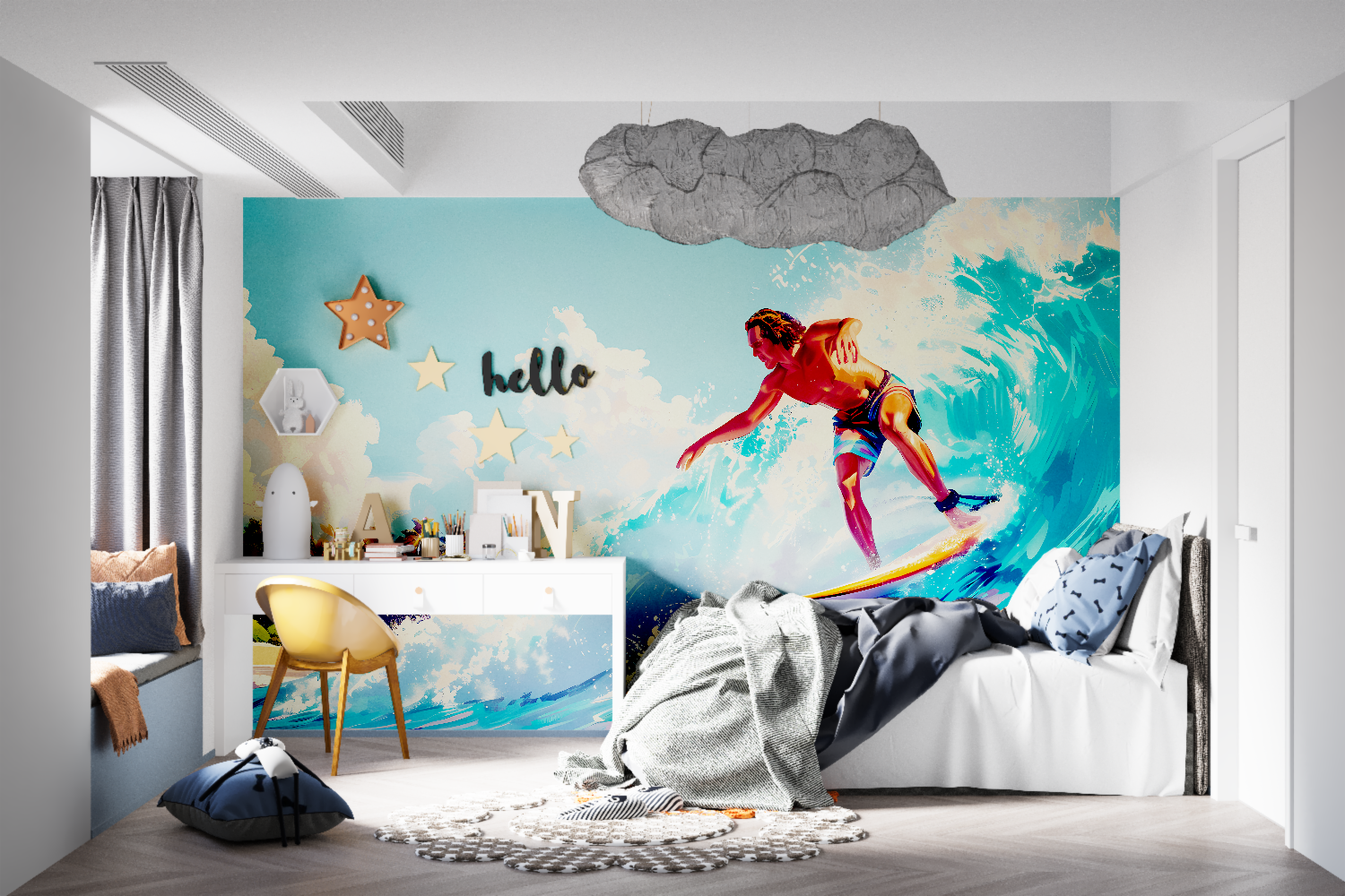 Teen Surf Adventure Wallpaper | Murals Wallpaper