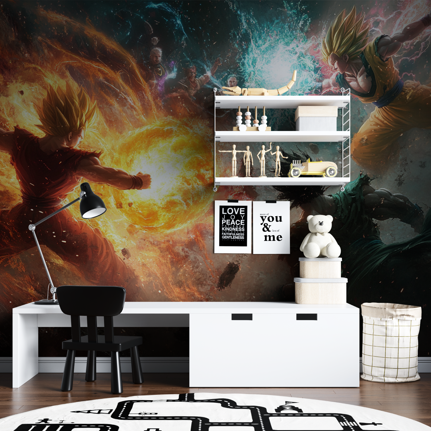 Artistic DBZ Wallpaper | Murals Wallpaper