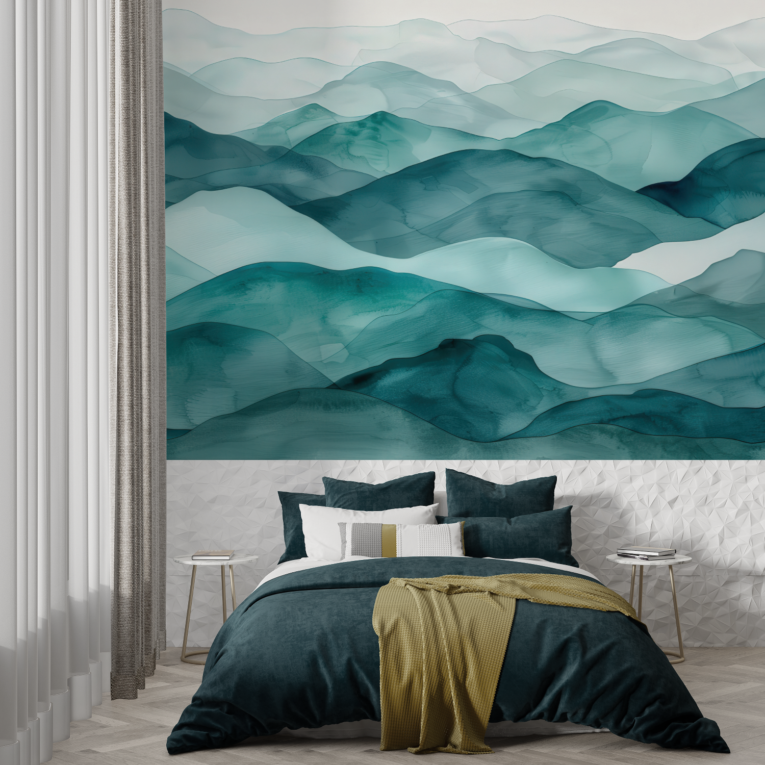 Teal Wallpaper | Murals Wallpaper