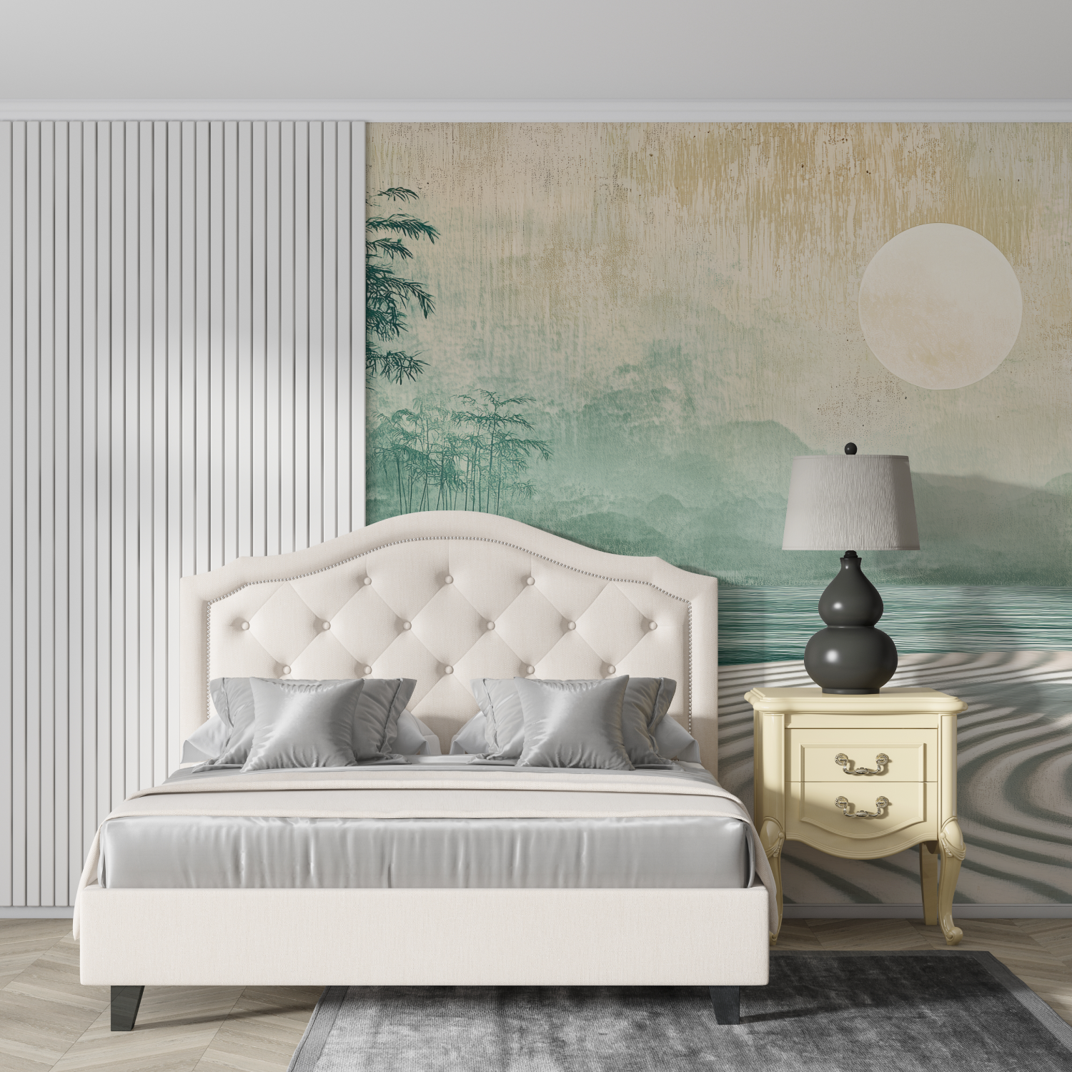 Zen-Tapete fürs Schlafzimmer | Wandtapete