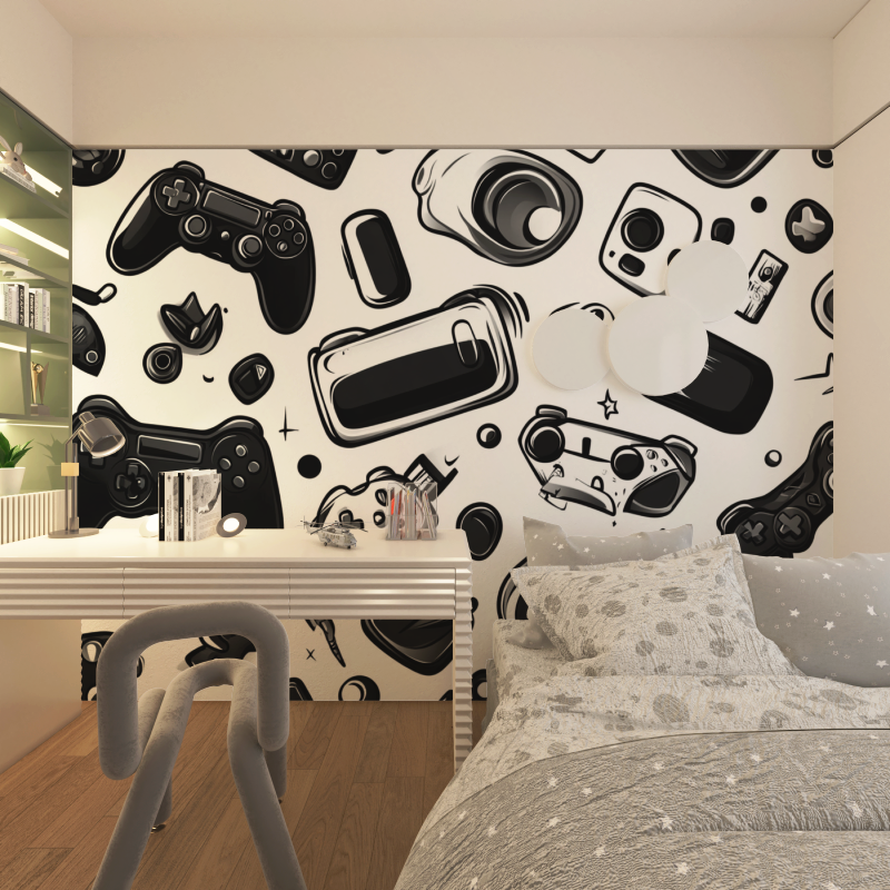 Game Material Sketch Wallpaper | Murals Wallpaper