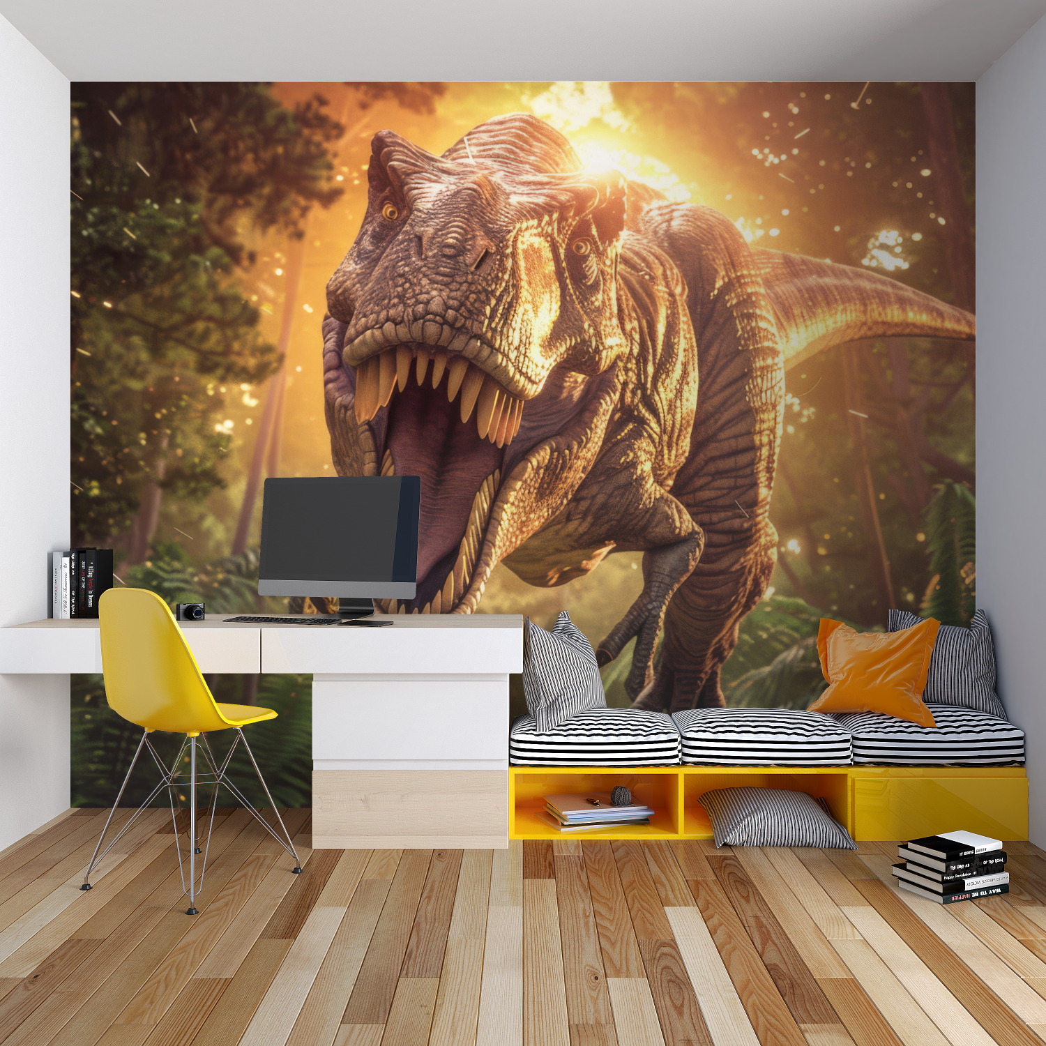 Dinosaur 3D Wallpaper | Murals Wallpaper