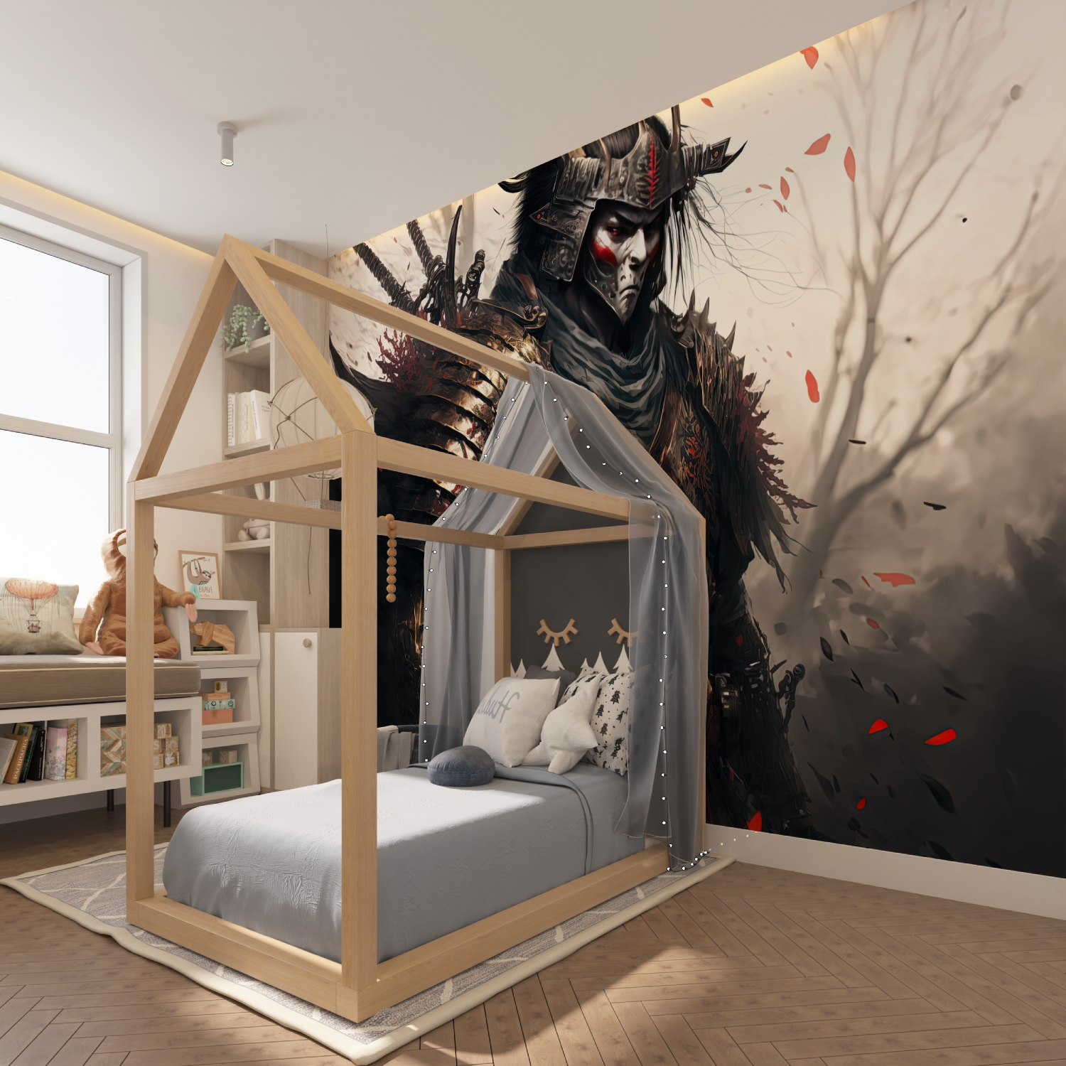 Samurai Chef Wallpaper | Murals Wallpaper