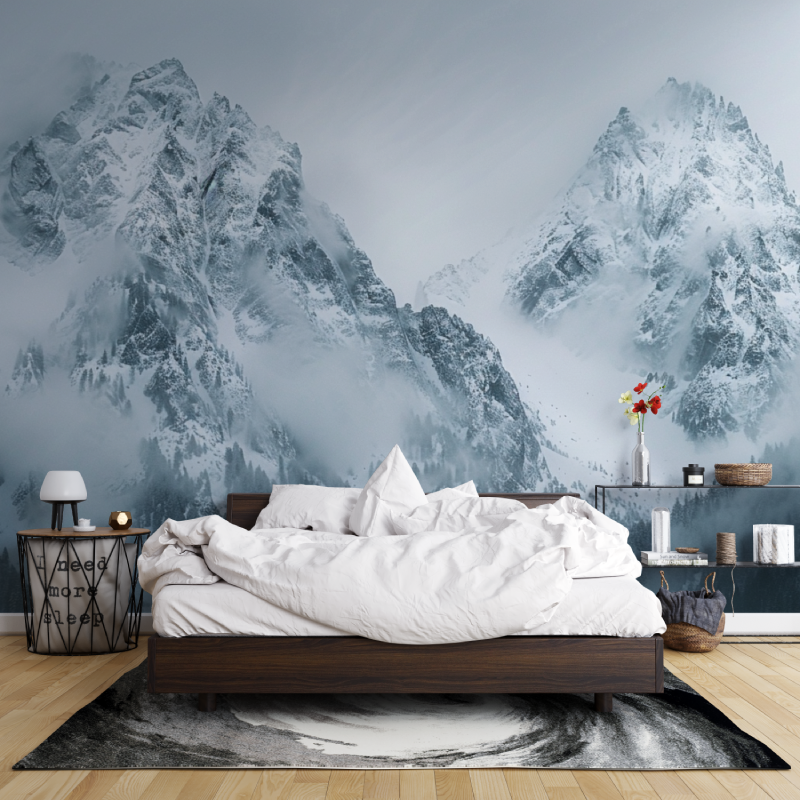 Mountain Sky Bathroom Wallpaper | Murals Wallpaper