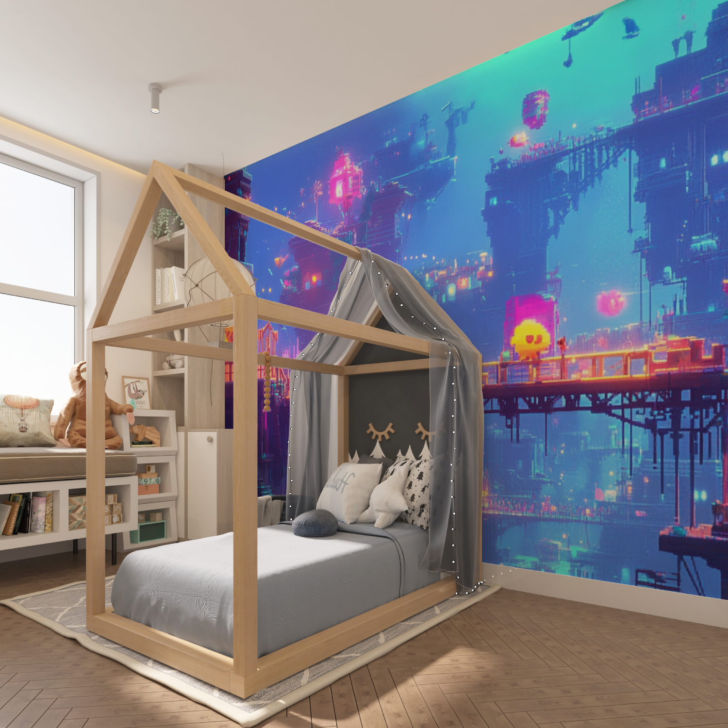 Hintergrundbild „Heldenmission“ | Wandbilder