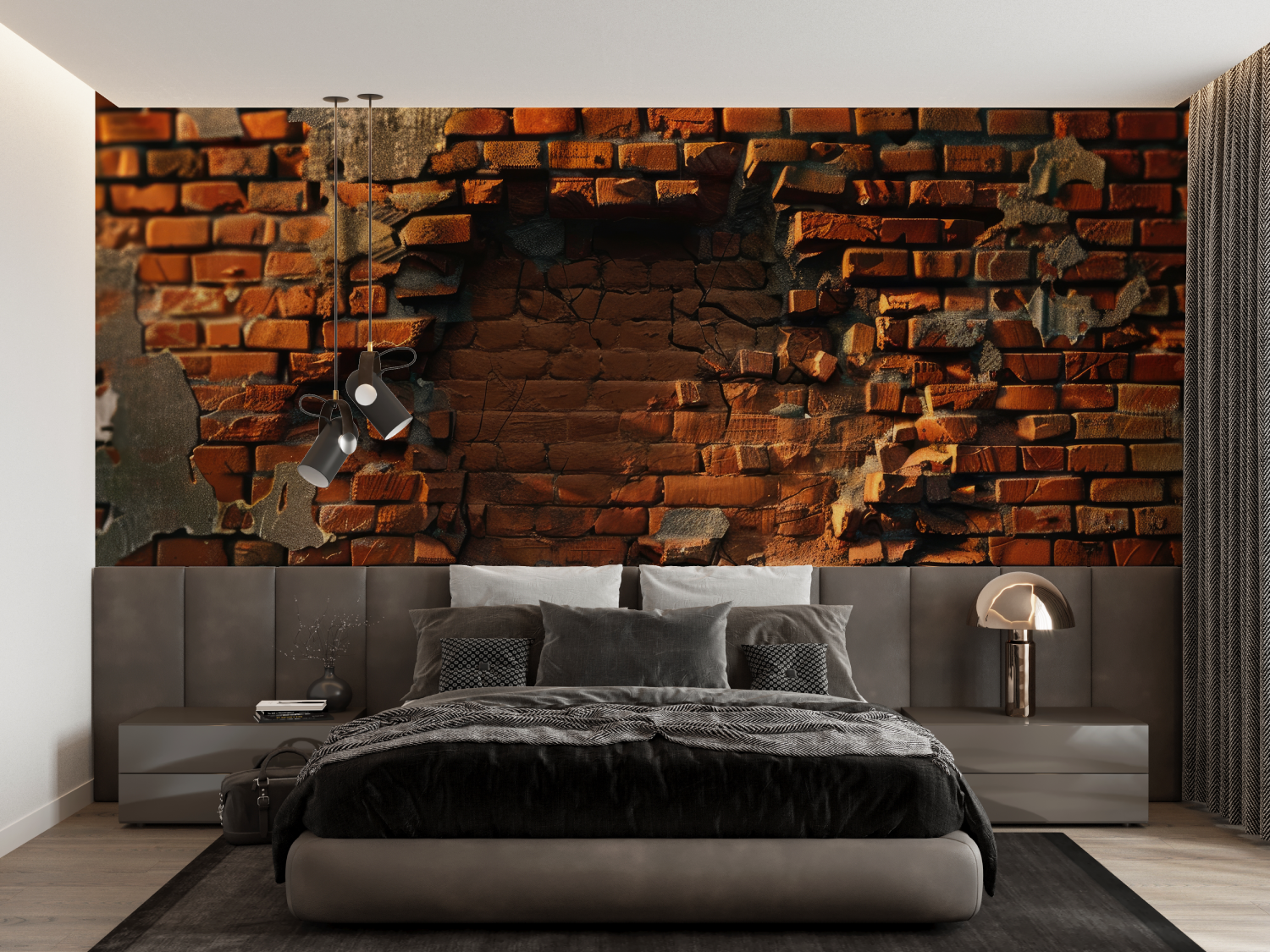 Brick Wallpaper Trompe L'Oeil | Murals Wallpaper