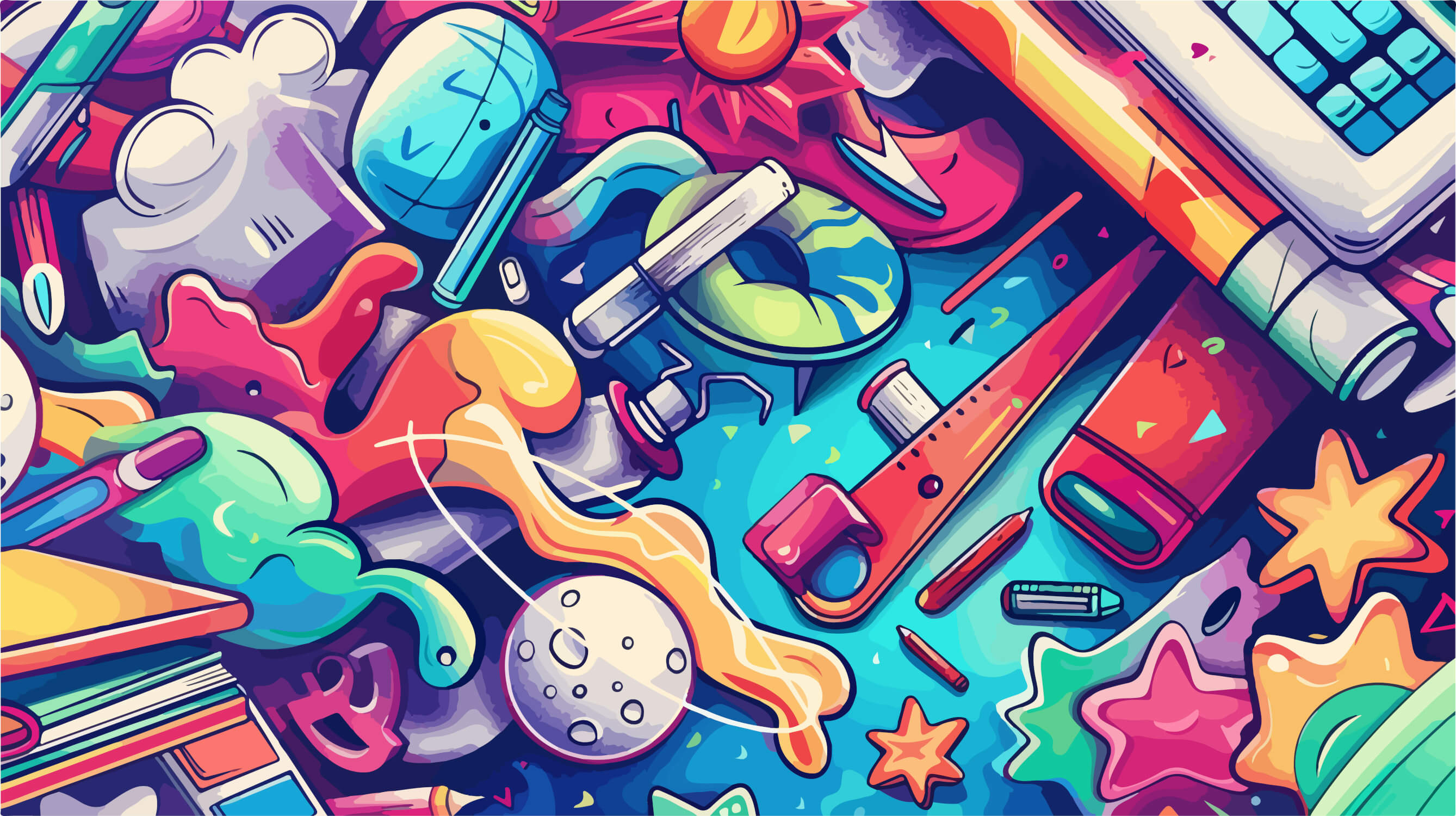 Teen Art Graffiti Design Wallpaper | Murals Wallpaper