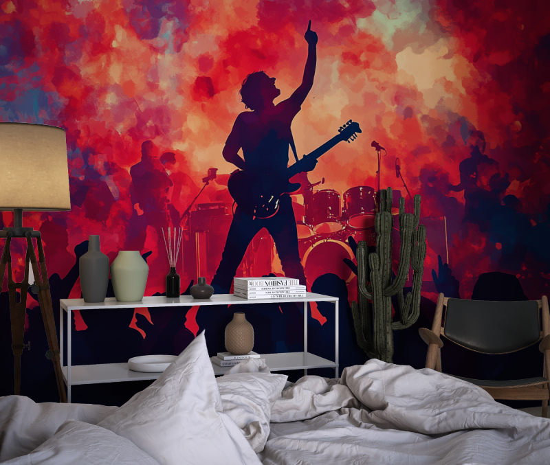 Rockfestival-Tapete | Wandbildtapete