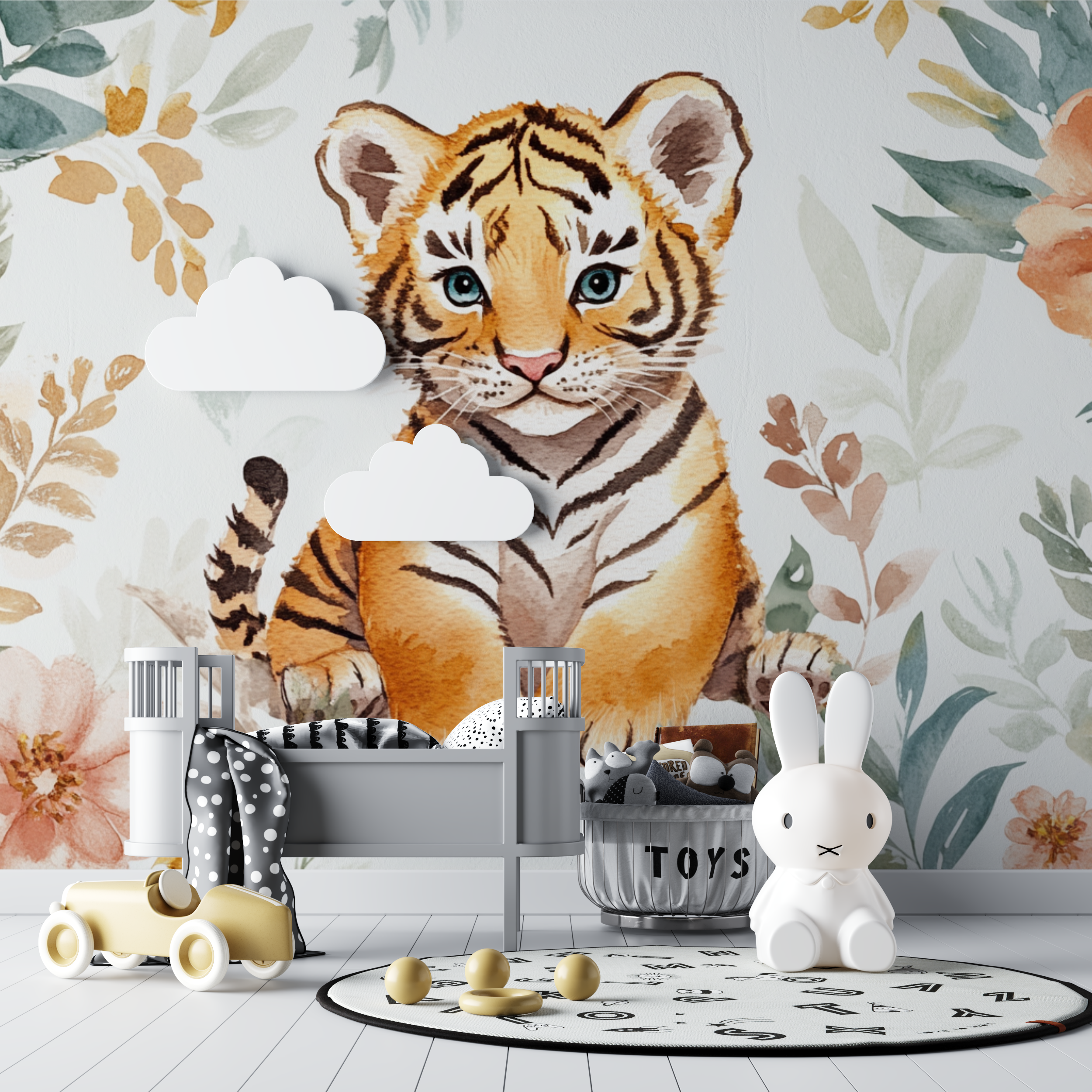 Bohemian Tiger Wallpaper | Murals Wallpaper