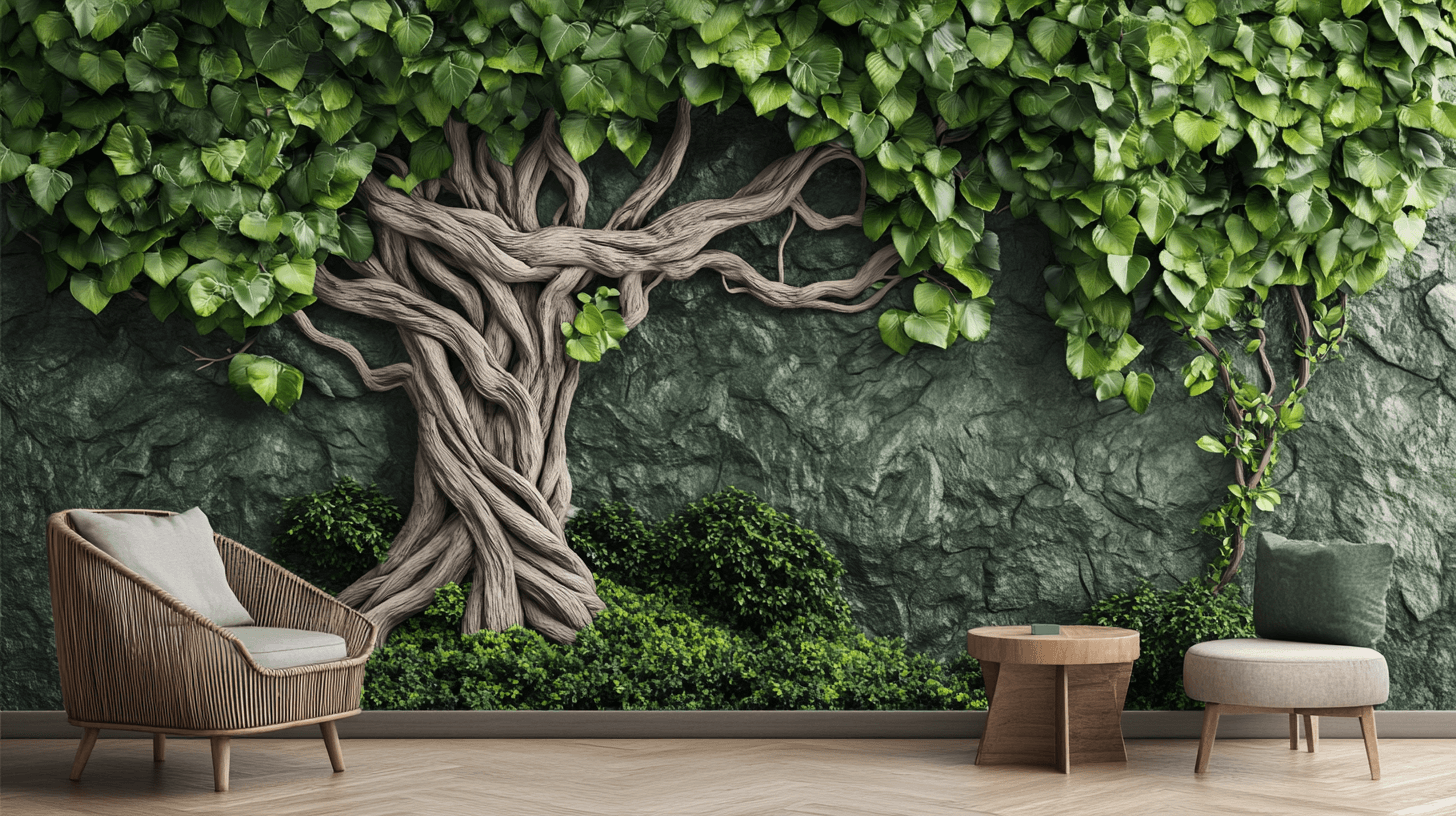 3D Tree Wallpaper | Murals Wallpaper