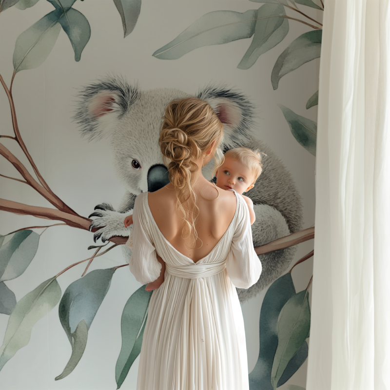 Koala and Gentle Breeze Wallpaper | Murals Wallpaper